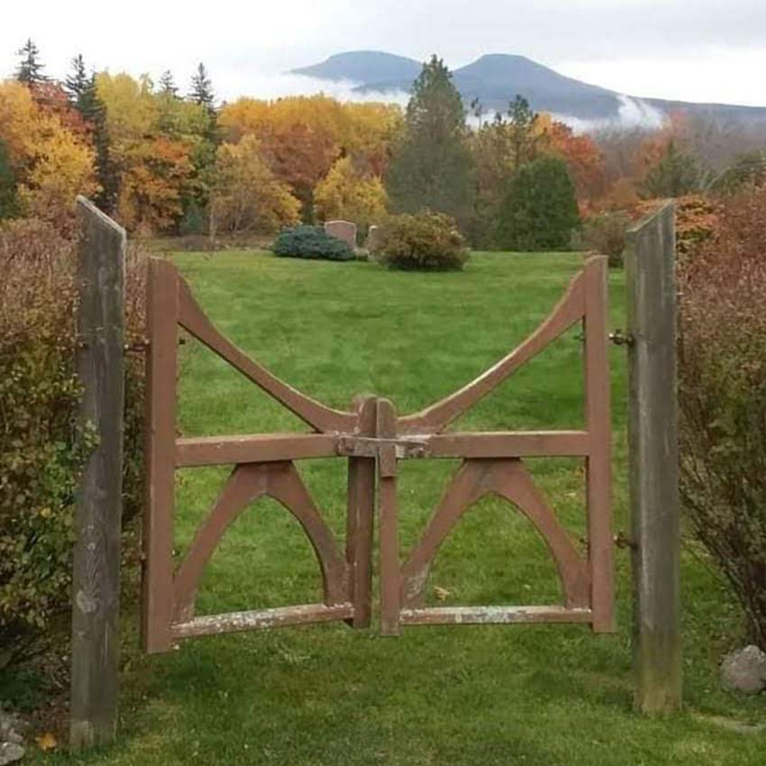 Photo of gate in field